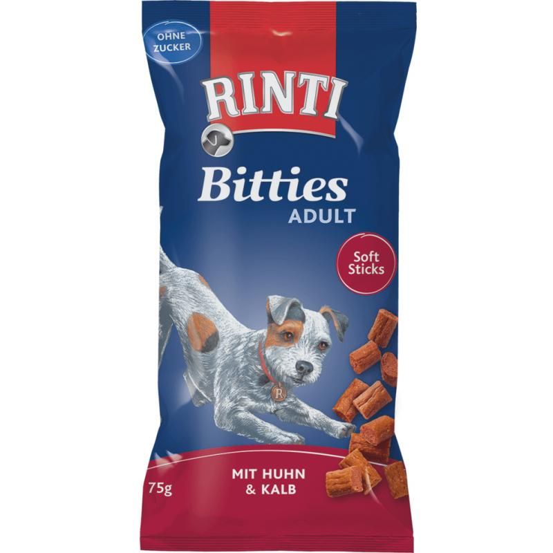 Rinti Bitties Adult Soft Sticks Huhn & Kalb | 75 g