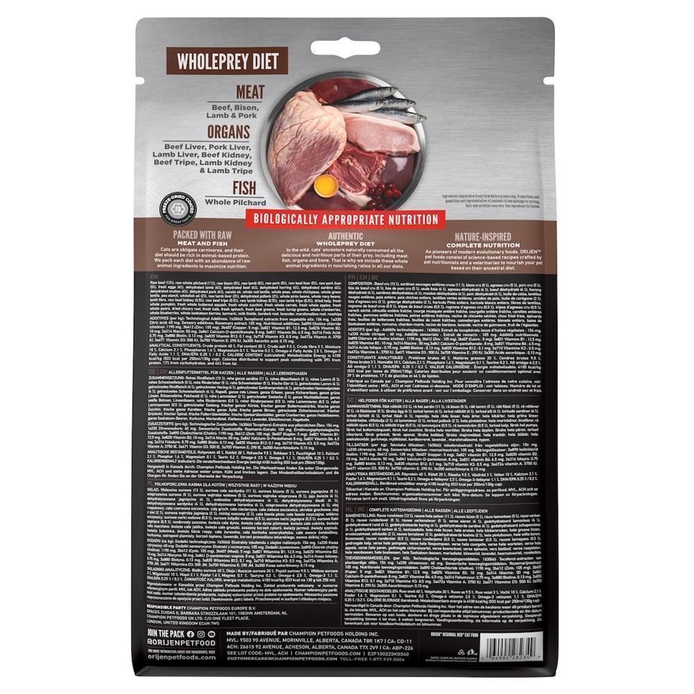 Orijen Cat Regional Red | 2 x 1,8 kg
