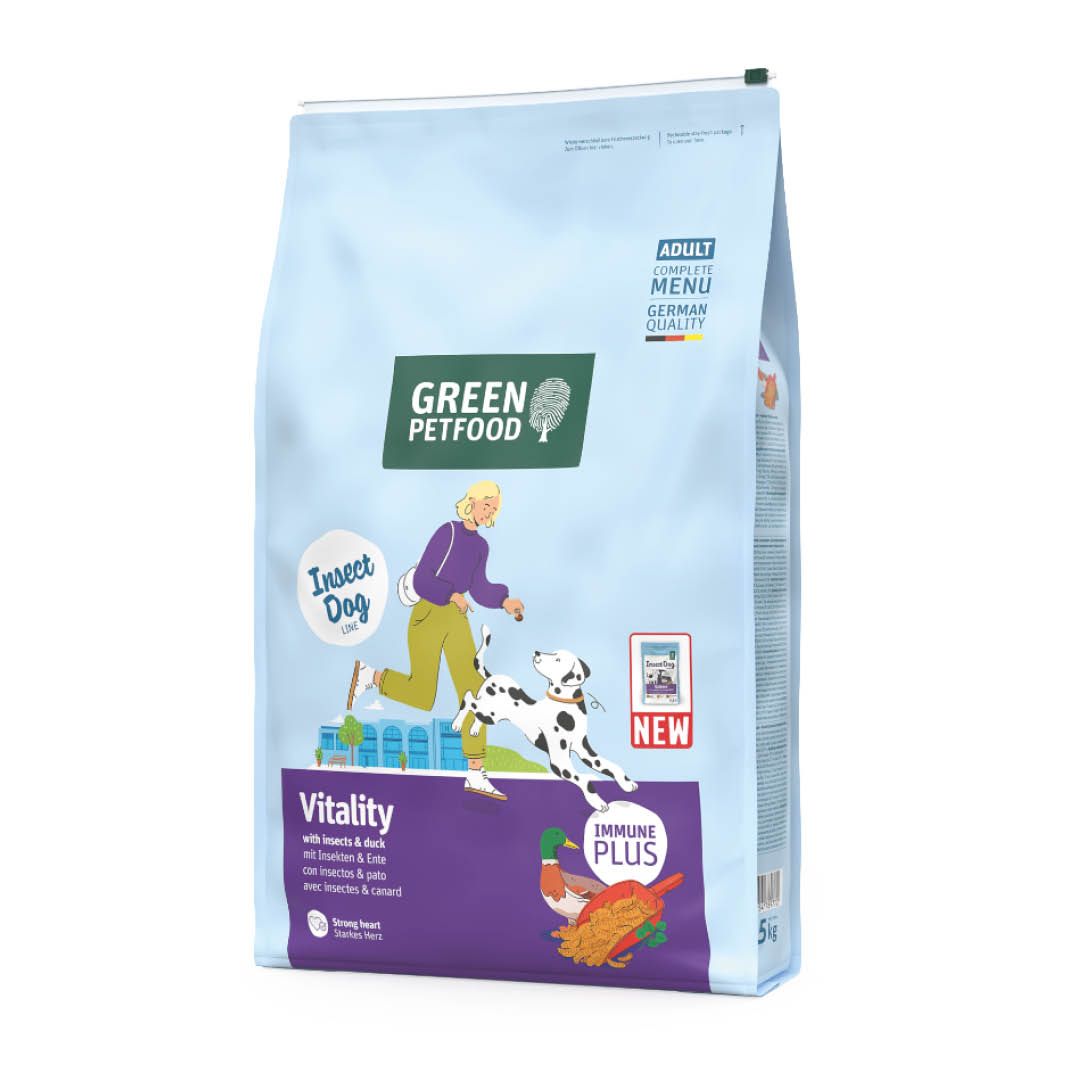 Green Petfood Vitality with Insects | 2 x 7,5 kg