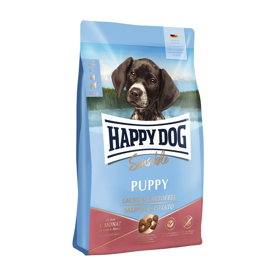 Happy Dog Supreme Sensible Puppy Huhn, Lachs & Kartoffel | 10 kg
