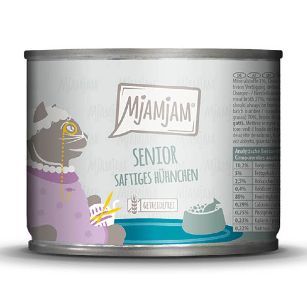 MjAMjAM Cat - Senior - saftiges Hühnchen | 6 x 200 g
