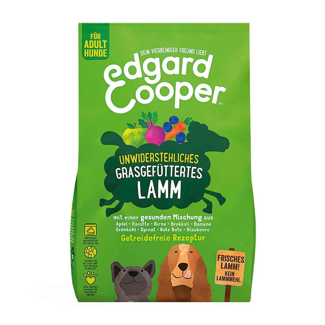 Edgard & Cooper Adult - Frisches, grasgefüttertes Lamm mit Apfel | 2,5 kg