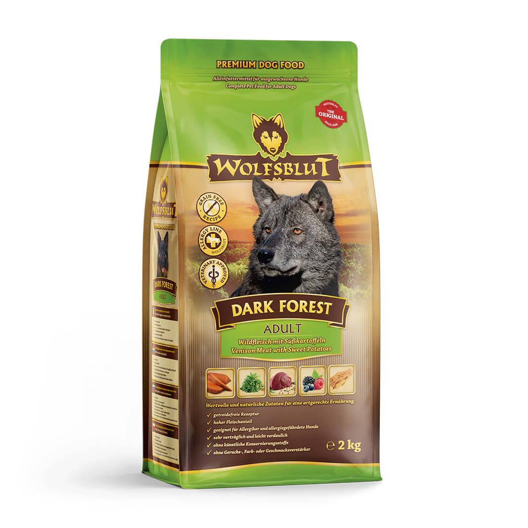 Wolfsblut Dark Forest Adult - Wild mit Süßkartoffel | 2 kg