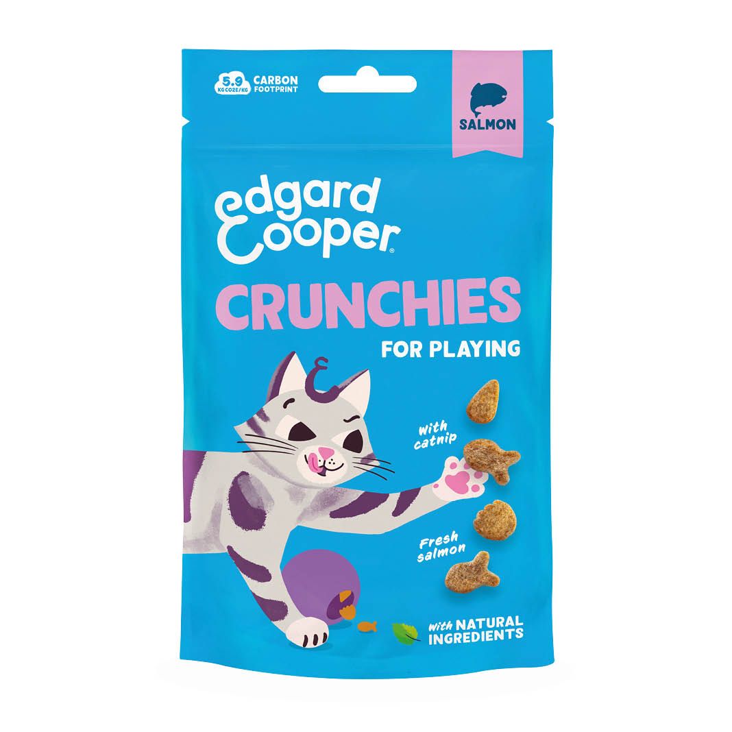 Edgard & Cooper Cat Crunchies Lachs | 8 x 50 g