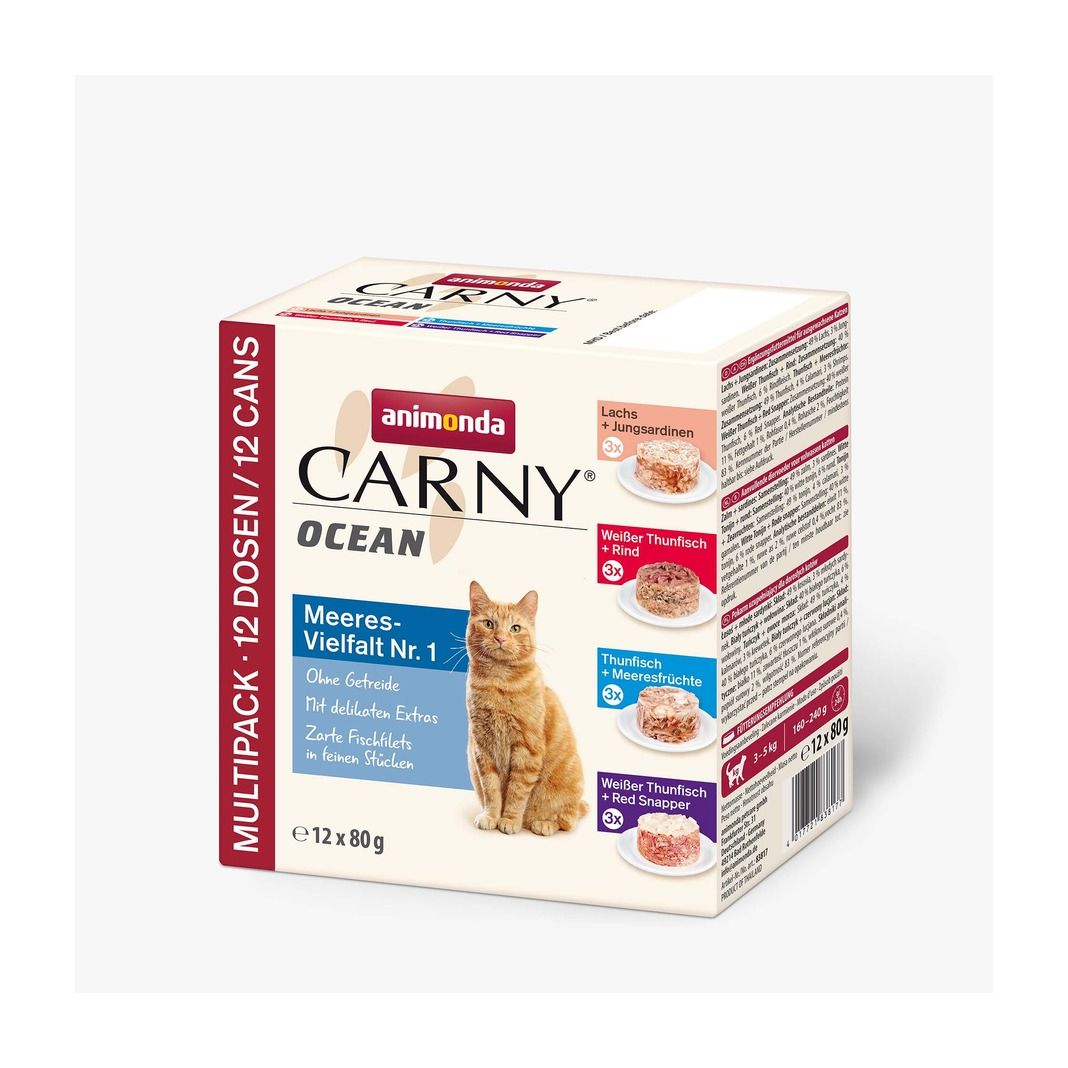 animonda Carny - Dose - Ocean - Meeresvielfalt Nr.1 | 12 x 80 g