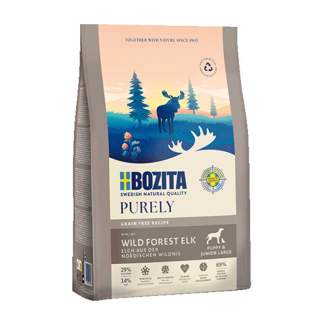 Bozita Purely Puppy & Junior Large Elch - Getreidefrei
