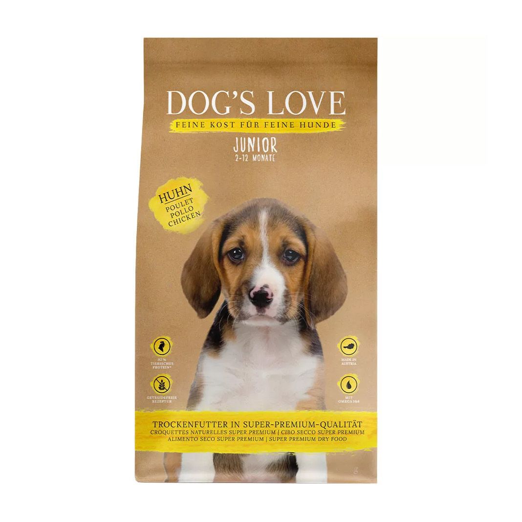 DOG'S LOVE TROCKEN Junior Huhn | 2 x 12 kg