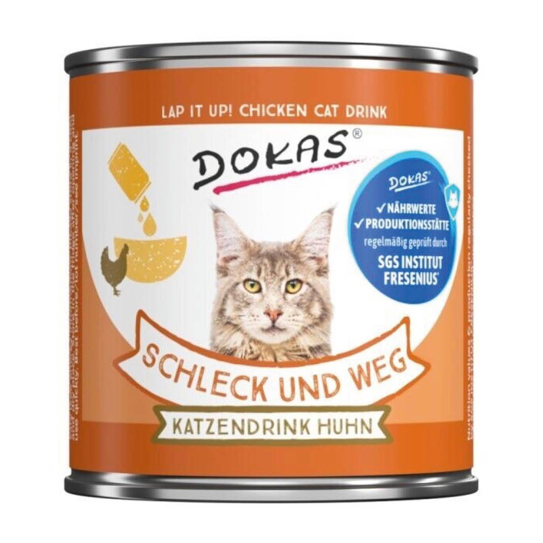 Dokas Cat Schleck und weg Katzendrink Huhn