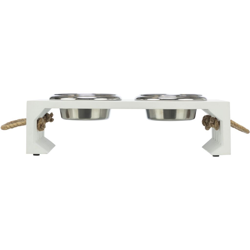 TRIXIE Be Nordic Napf-Set, MDF/Edelstahl | 2 x 0.4 l