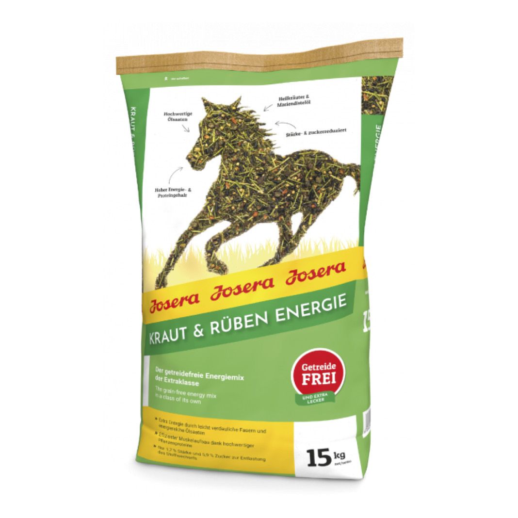 Josera Kraut & Rüben Energie für Pferde | 15 kg