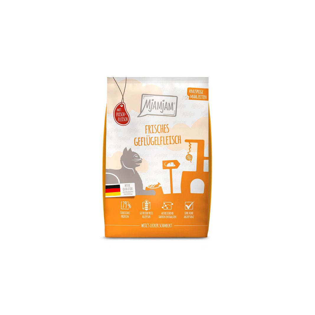 MjAMjAM - Knusprige Mahlzeiten - Frisches Geflügelfleisch | 4 x 1.5 kg