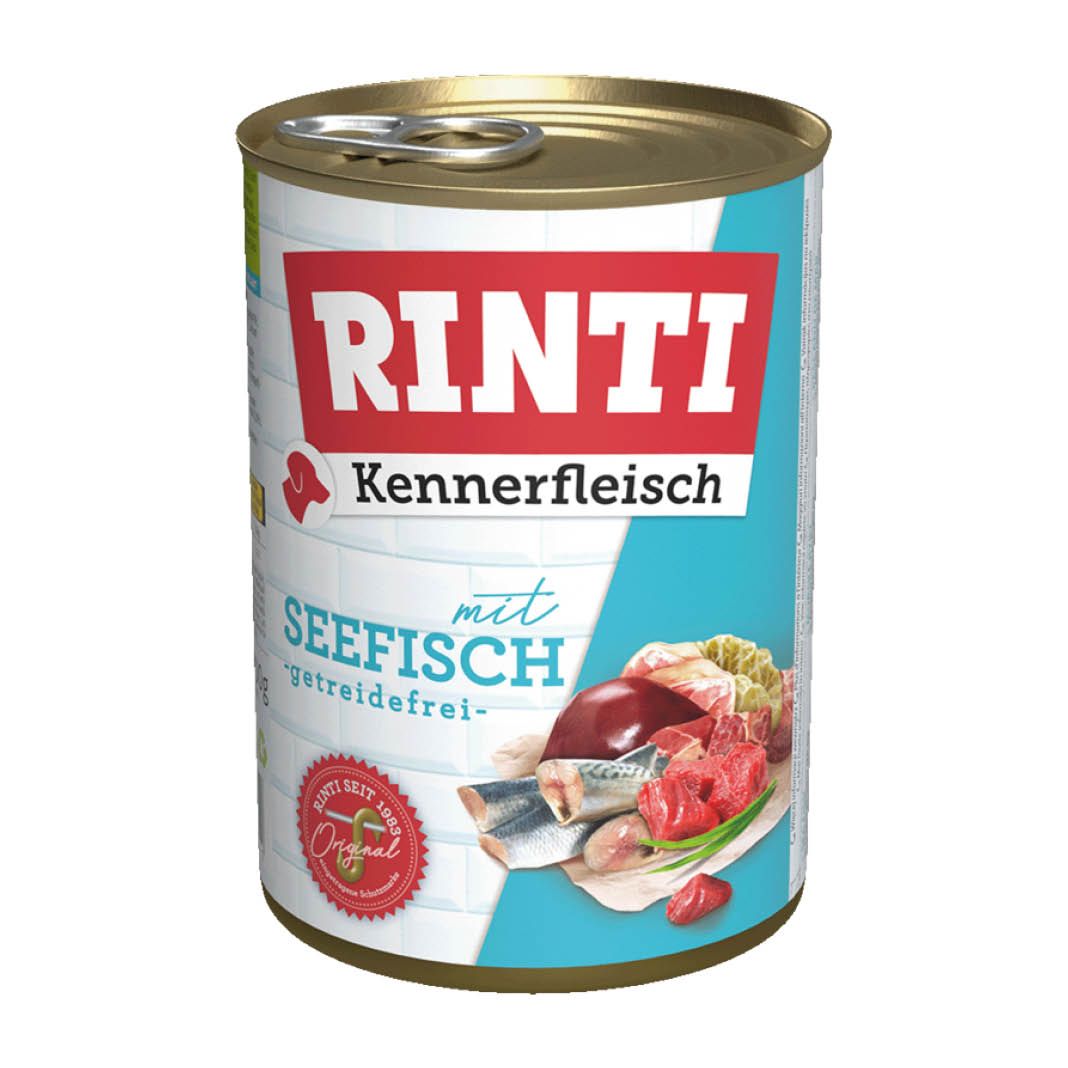 Rinti Kennerfleisch Seefisch pur | 24 x 400 g