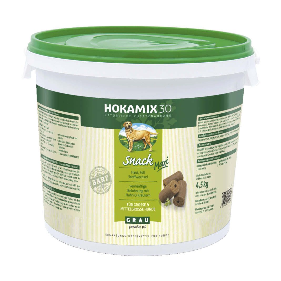 Grau Hund Hokamix30 Snack Maxi