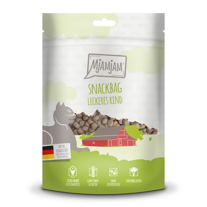MjAMjAM Cat - Snackbag - Leckeres Rind | 125 g