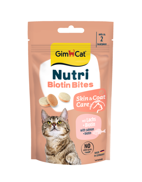 GimCat Nutri Biotin Bites | 8 x 40 g