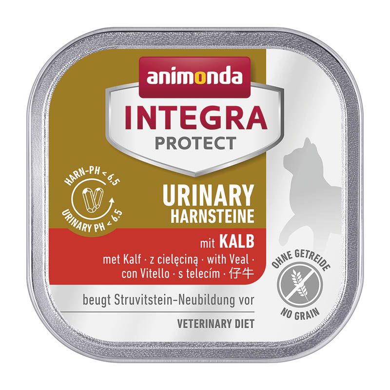animonda INTEGRA PROTECT - Schale - Urinary Struvit - mit Kalb | 16 x 100 g