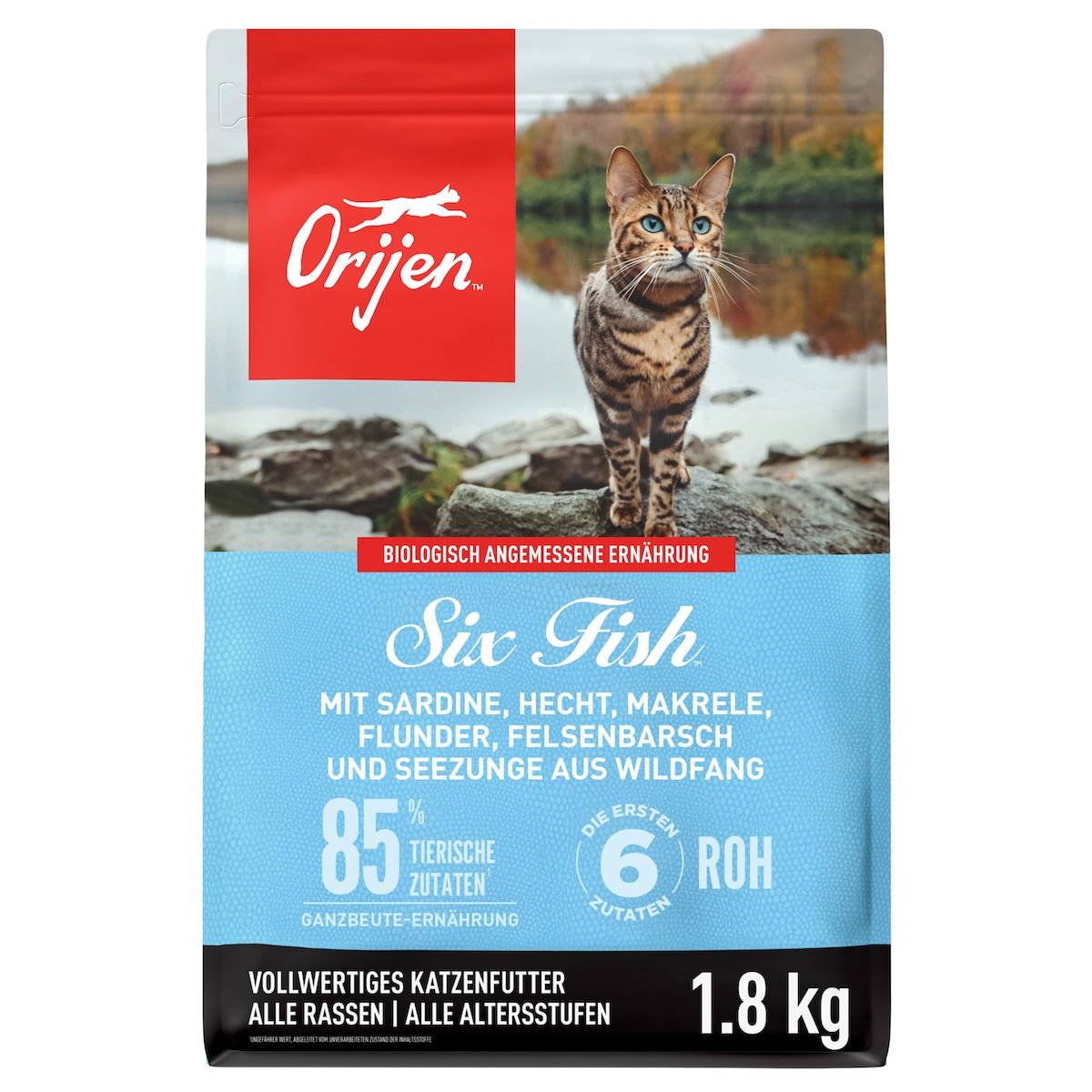Orijen Cat Six Fish | 2 x 1,8 kg