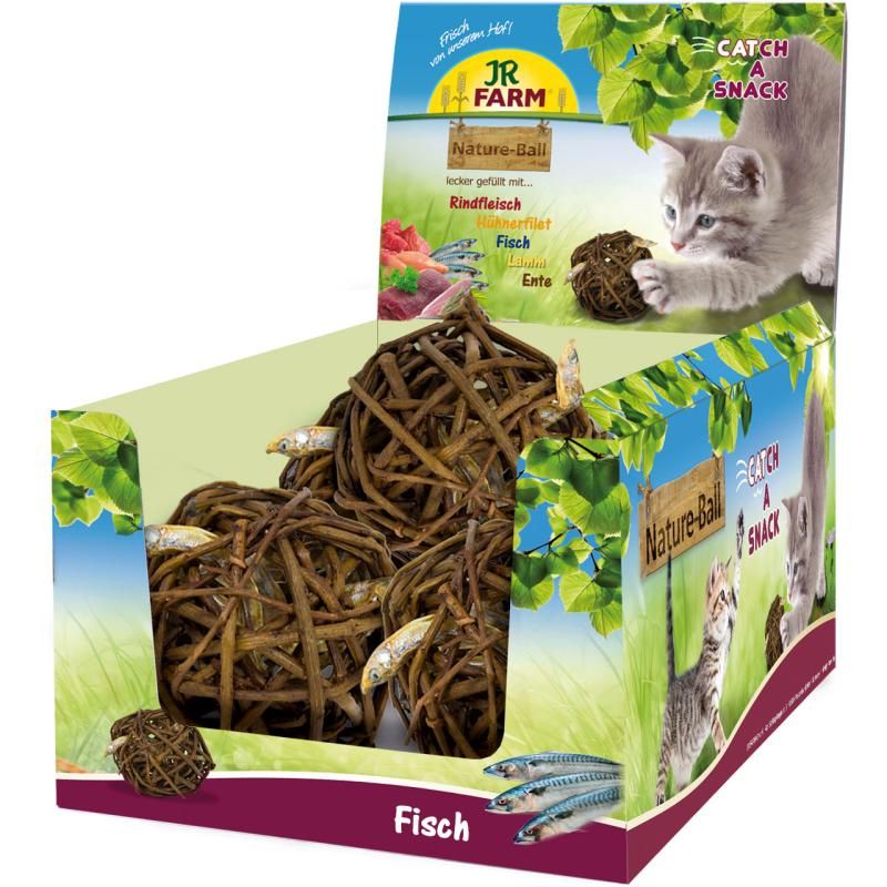 JR FARM Cat Nature-Ball Fisch | 15 g