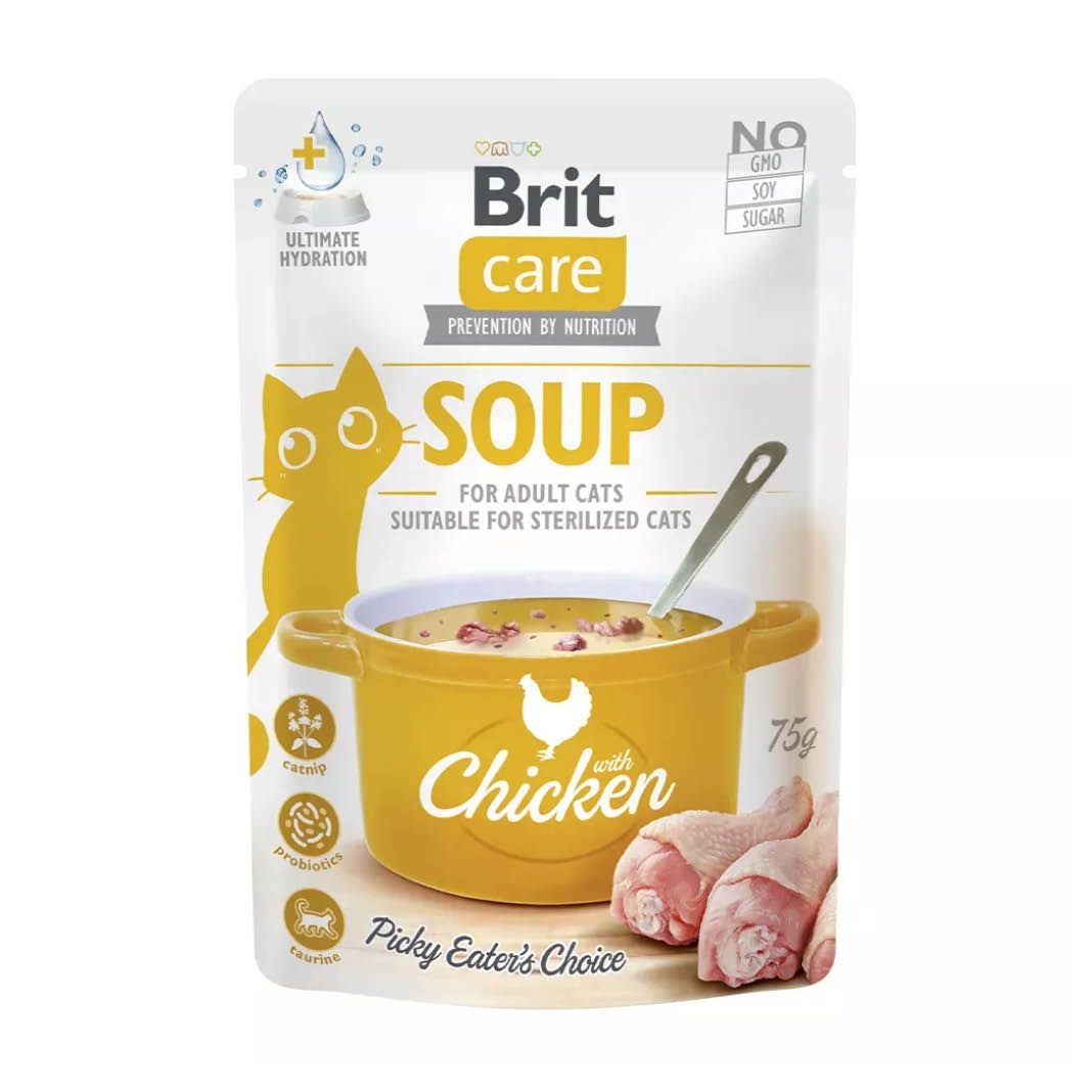 Brit Care - Cat - Soup - Suppe mit Huhn | 15 x 75 g