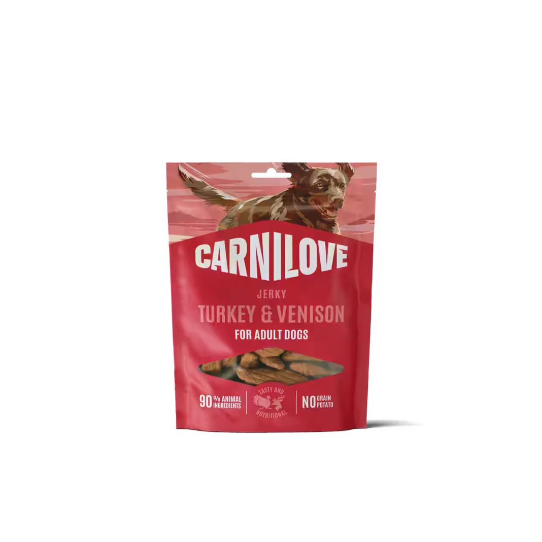 Carnilove Dog Jerky Snack - Pute & Wild | 12 x 100 g
