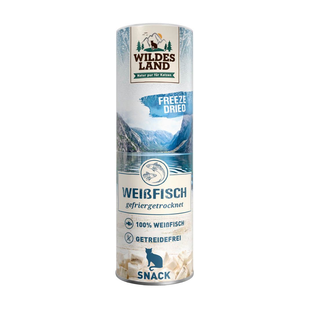 Wildes Land Cat - Freeze Dried - Weißfisch