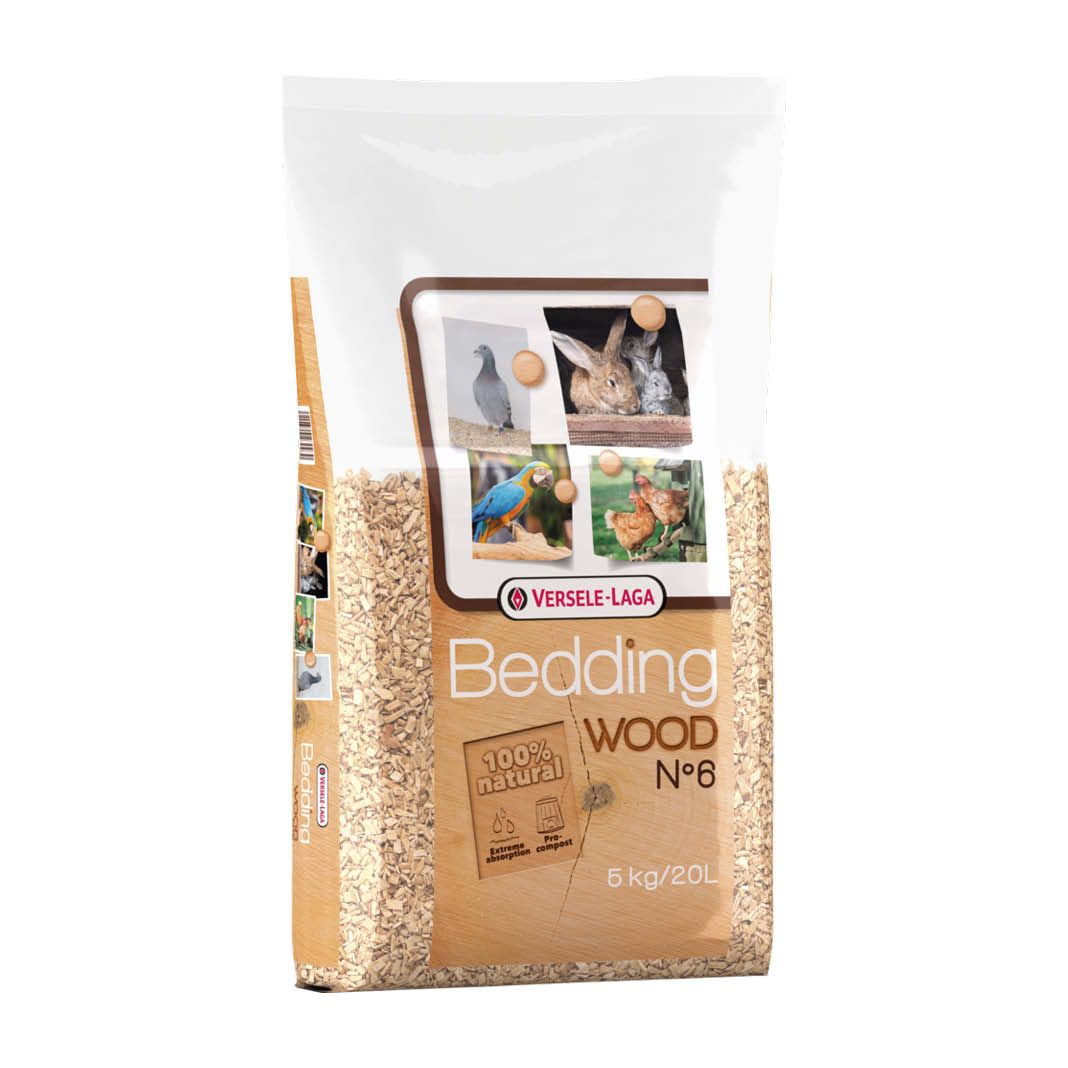 Versele Laga Wood Bedding n° 6 - 20 l - für Ziervögel | 5 kg