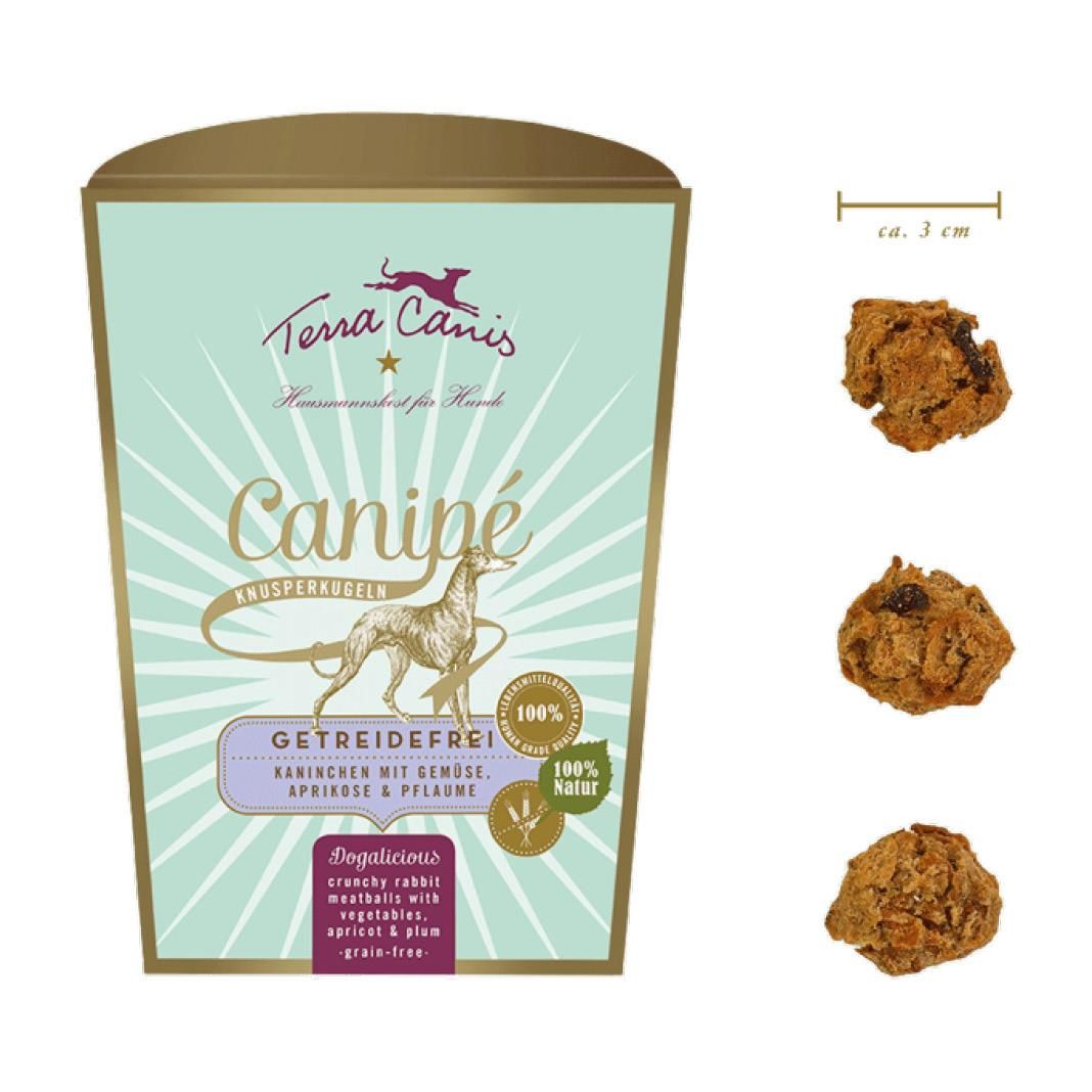 Terra Canis Canipé Getreidefrei Kaninchen mit Gemüse, Aprikose & Pflaume | 200 g