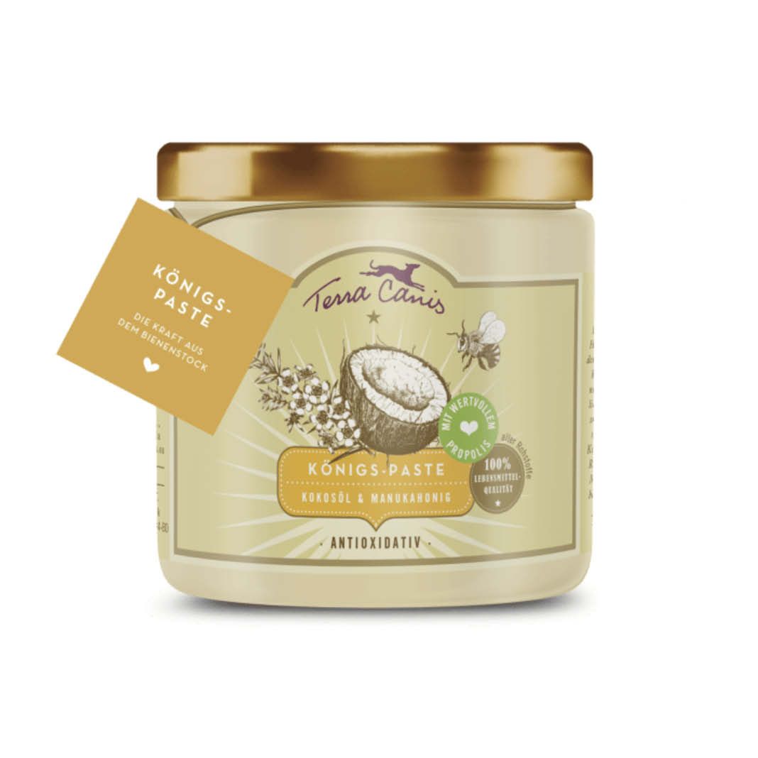Terra Canis Pasten - Königs Paste, Kokosöl und Manukahonig | 250 ml
