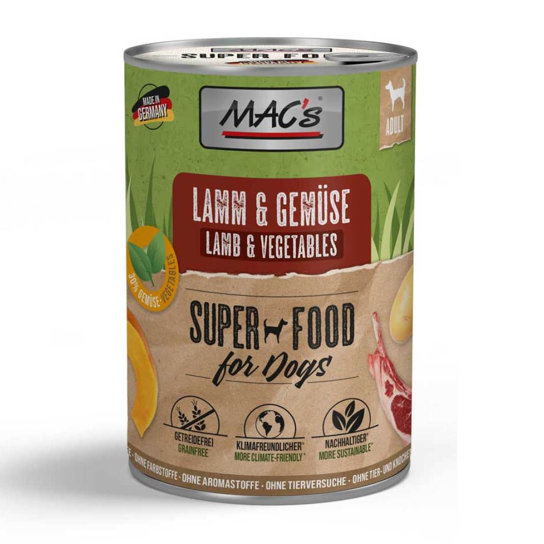 MAC's - Dog - Lamm & Gemüse | 6 x 800 g