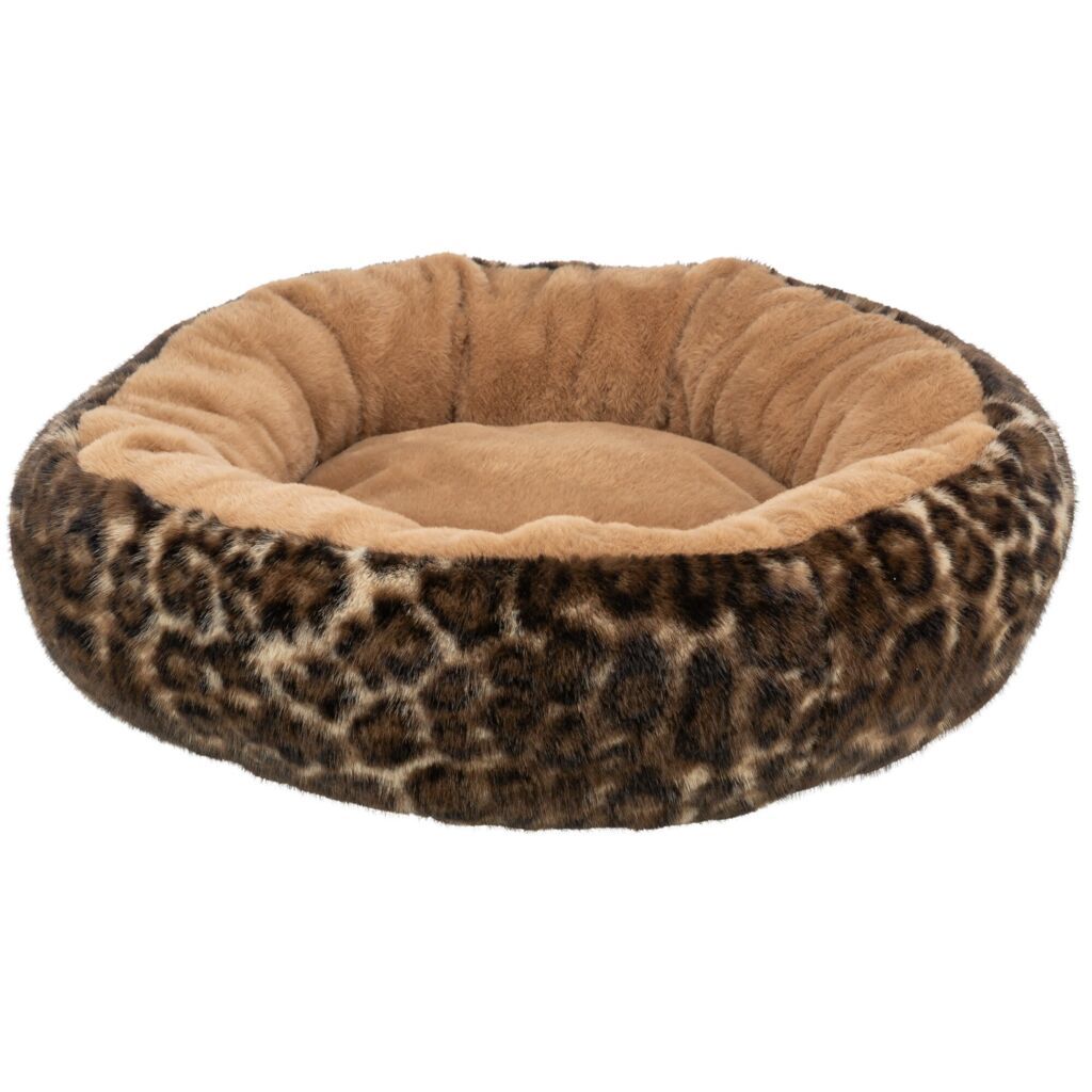 Trixie Braun Bett Leo, Oval, Hellbraun/ | Ø 50 Cm