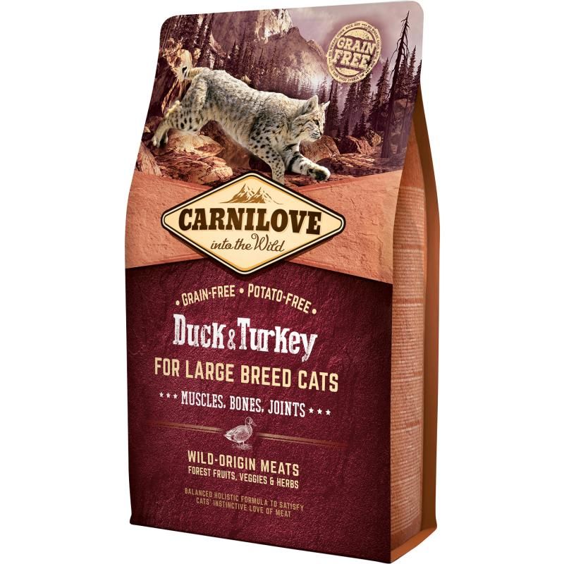Carnilove Cat Adult Große Rassen - Ente & Truthahn | 2 kg