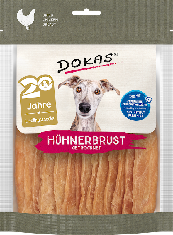Dokas Hühnerbrust getrocknet - Tierwohl Haltung | 170 g