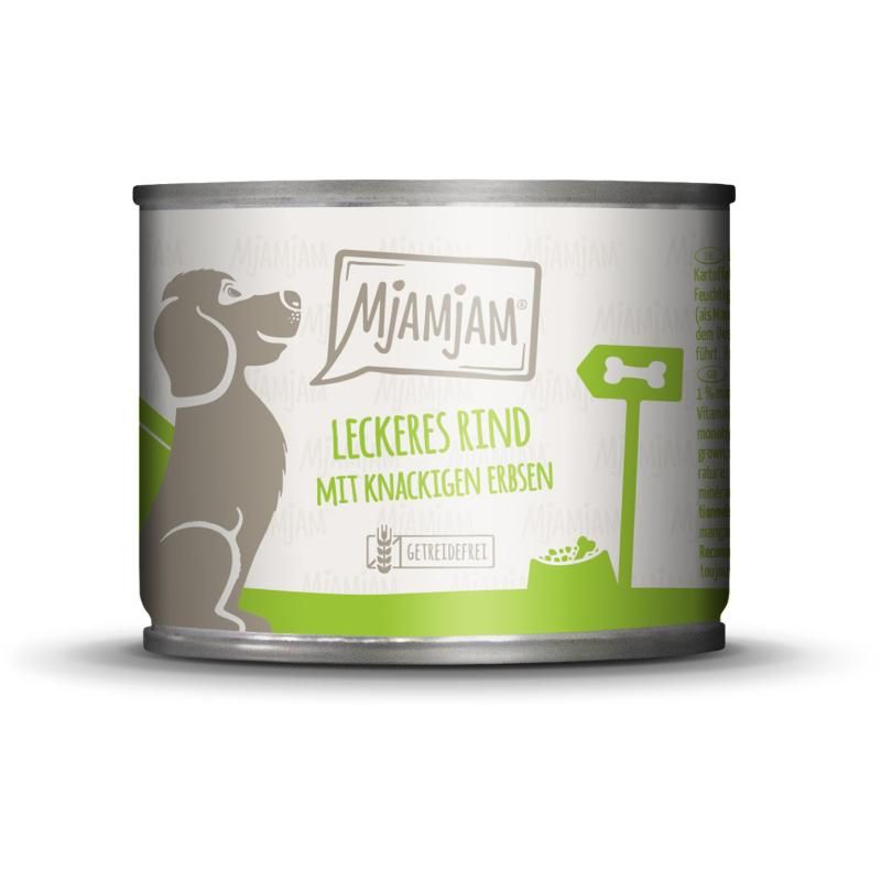 MjAMjAM Dog - Junior - Saftiges Hühnchen mit Ei | 6 x 800 g