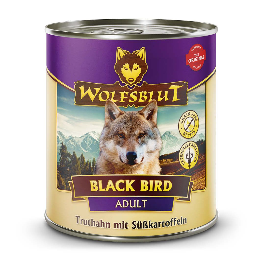 Wolfsblut Black Bird Adult - Truthahn mit Süßkartoffel | 6 x 800 g