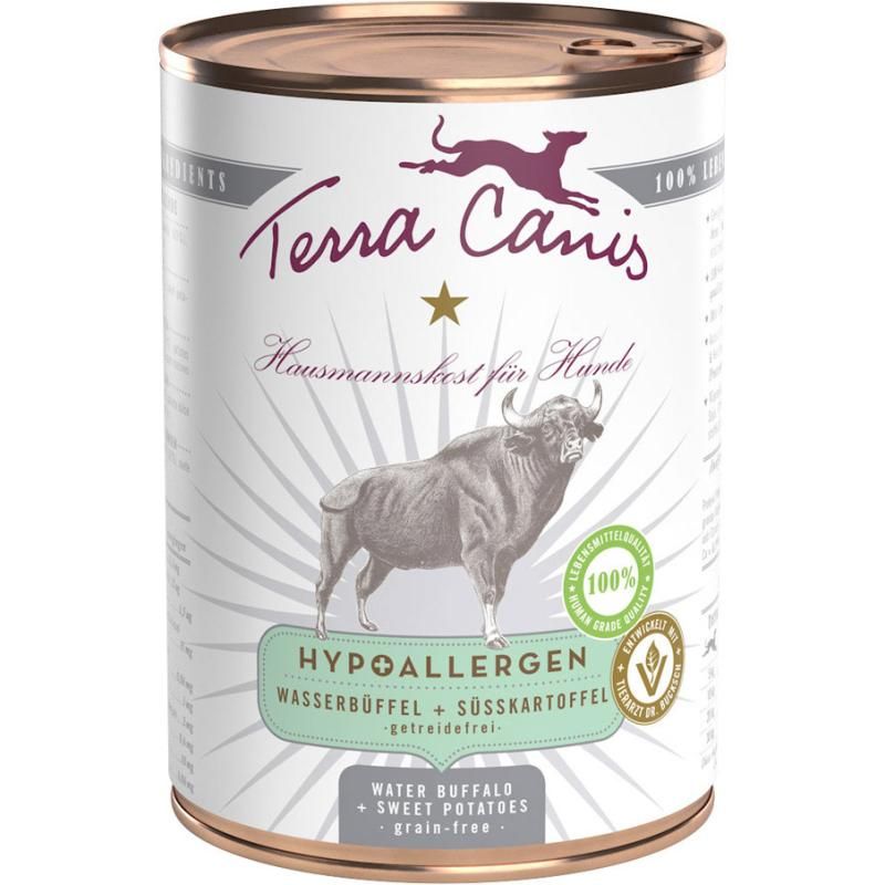 Terra Canis Hypoallergen - Wasserbüffel & Süßkartoffel | 6 x 400 g