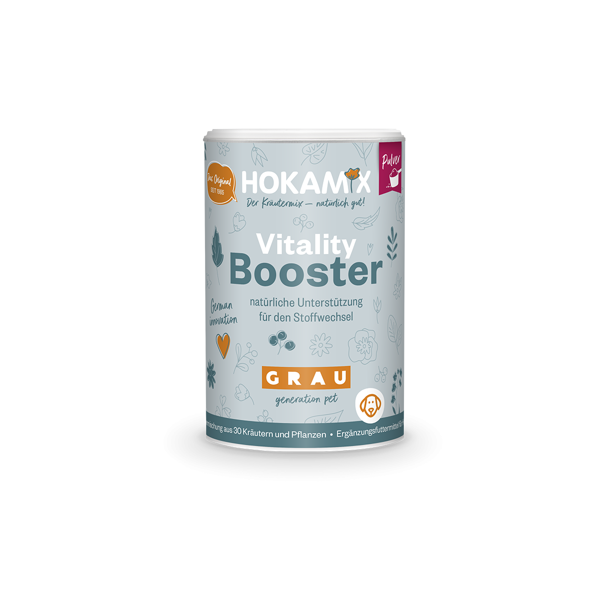 Grau Hund Hokamix30 Classic Pulver | 150 g