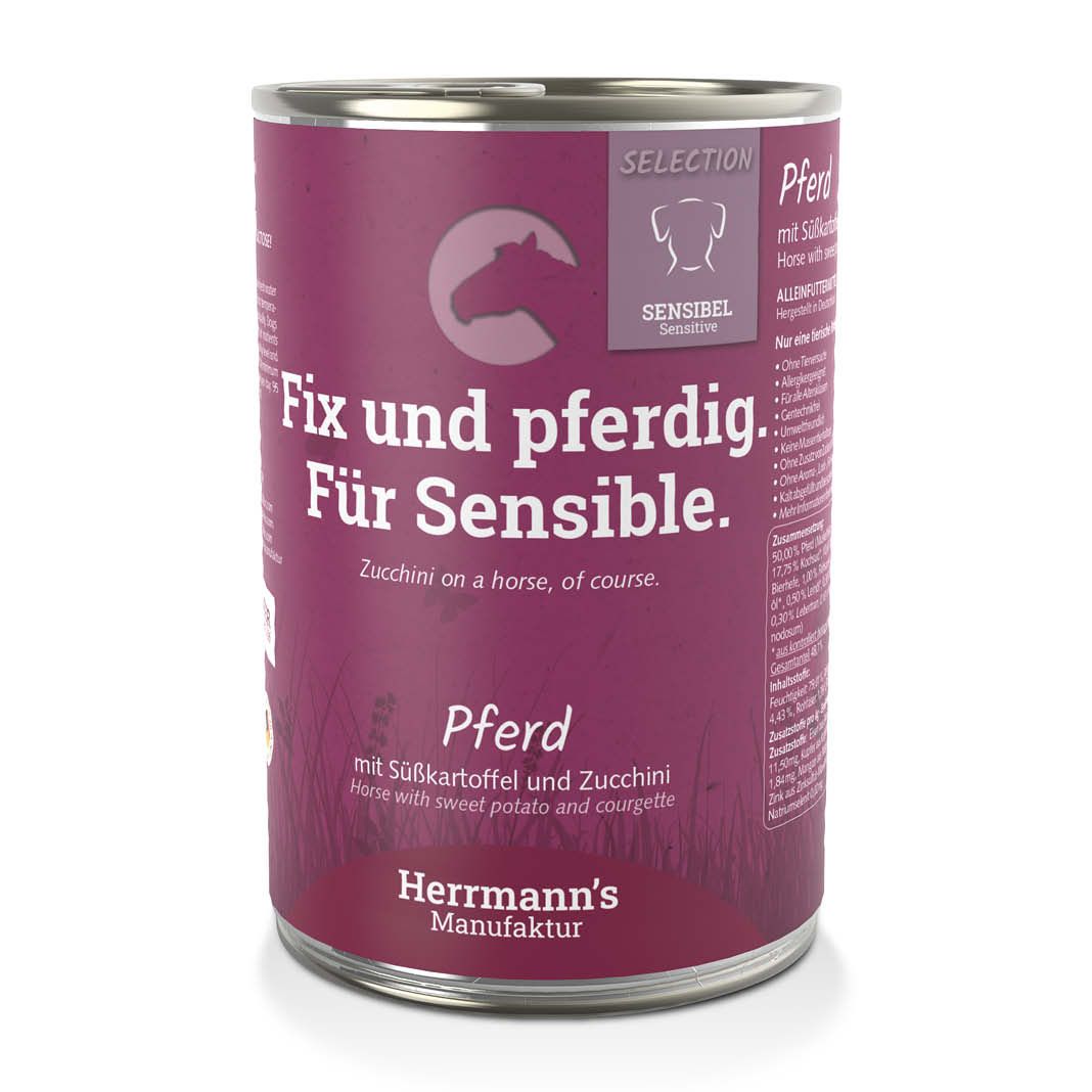 Herrmanns Selection - Sensible - Bio Huhn mit Karotte und Reis | 6 x 800 g