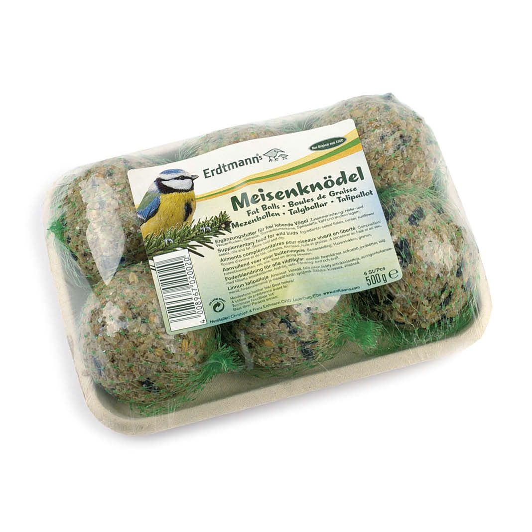 Erdtmann's Meisenknödel auf Schale