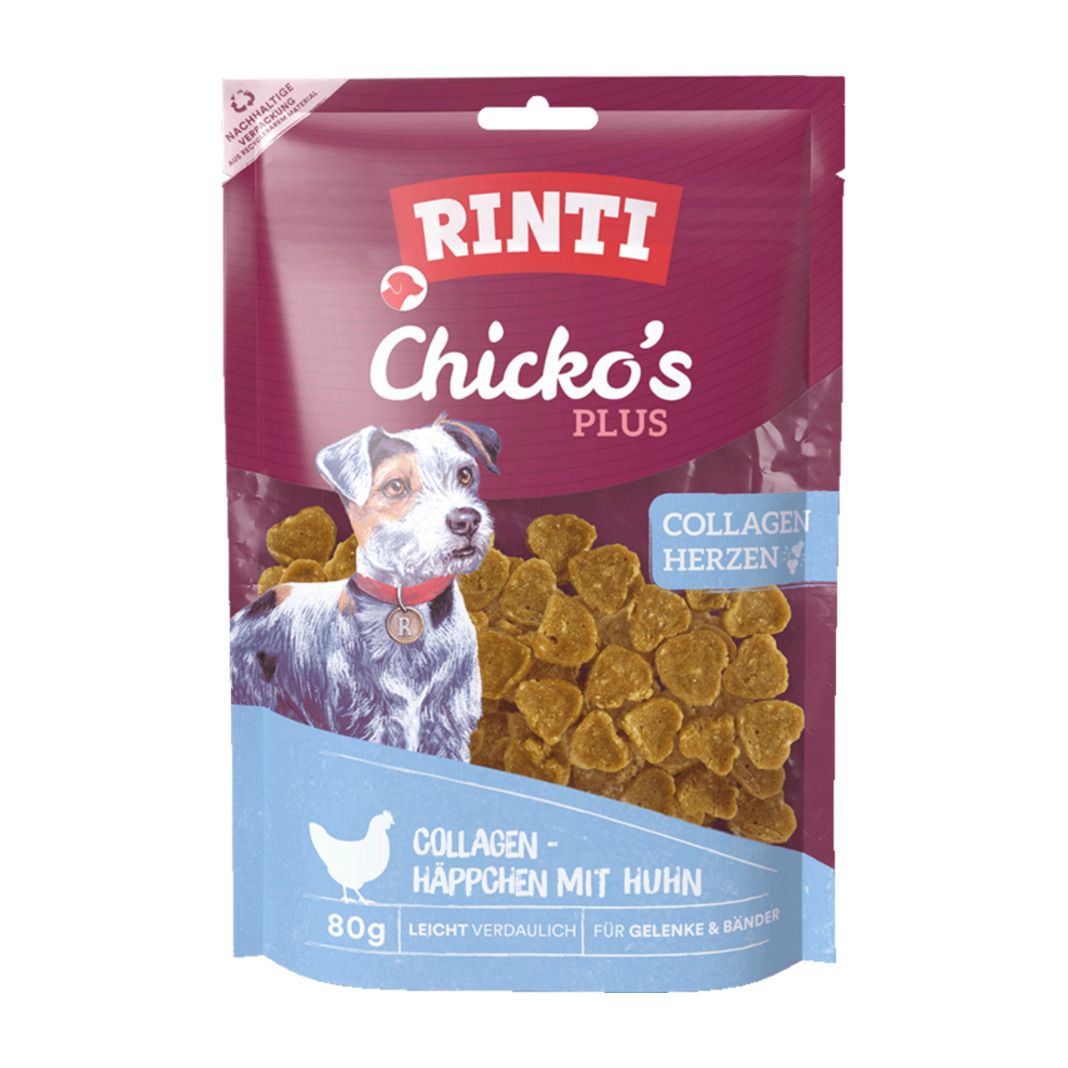 Rinti Chicko Plus Collagen Herzen mit Huhn