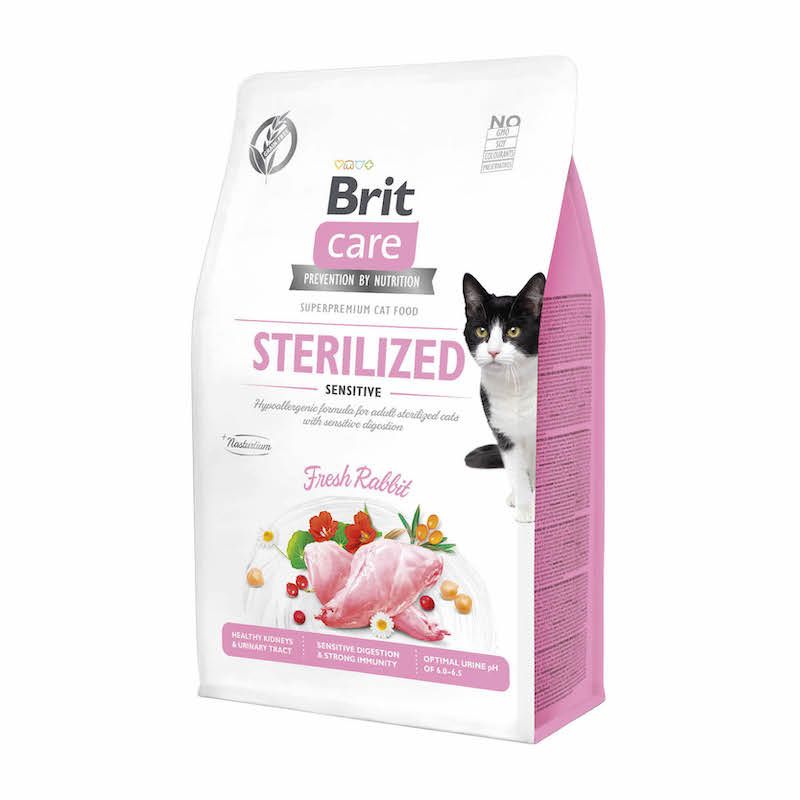 Brit Care - Cat - Getreidefrei - Sterilisiert - Sensitiv | 6 x 400 g