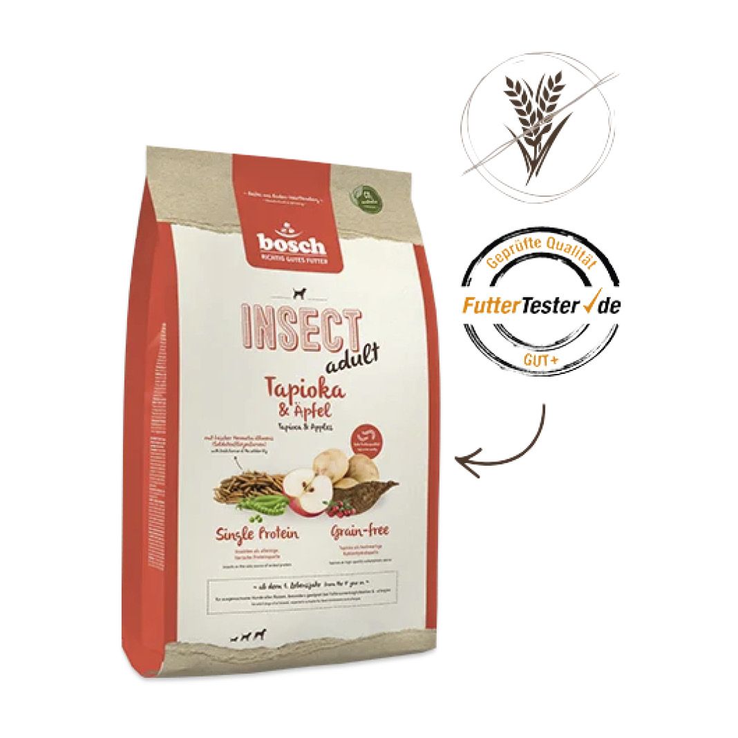 Bosch HPC INSECT Adult Tapioka & Äpfel | 2,5 kg