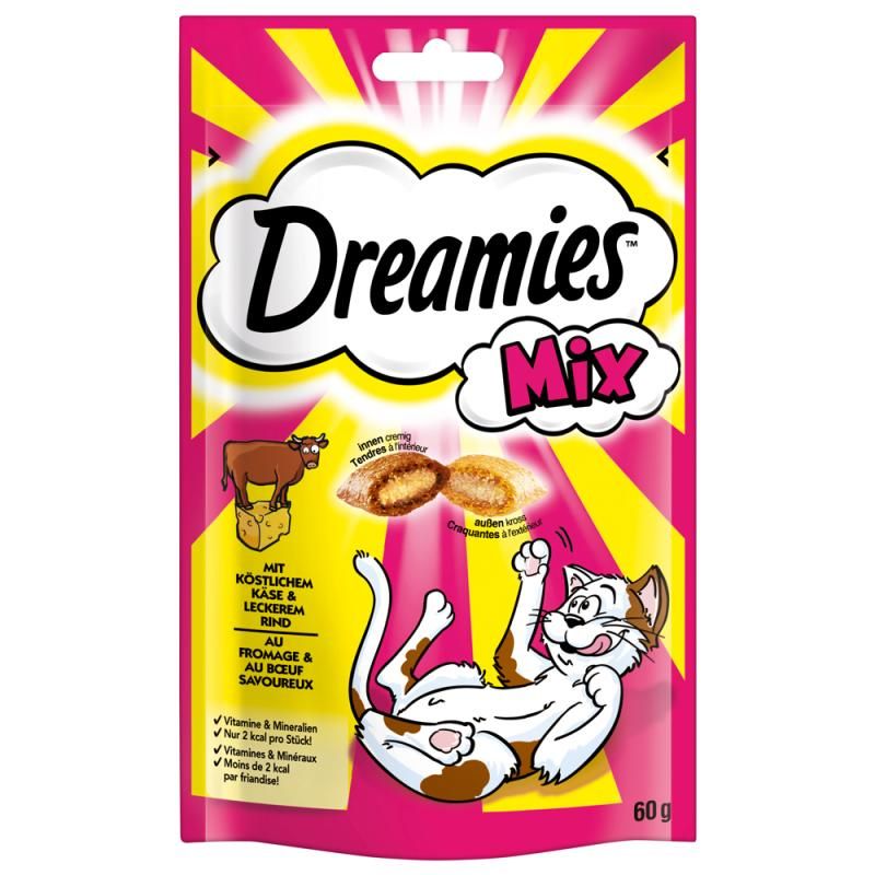 DREAMIES™ Mix mit Käse und Rind | 6 x 60 g