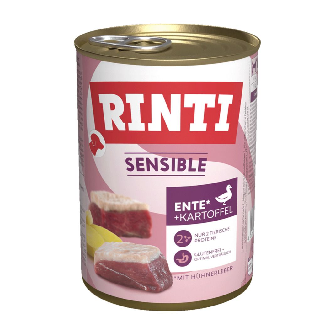 Rinti Sensible Rind & Skartoffel | 6 x 800 g | 6 x 800 g | Rind &  Skartoffel | 1rint0125