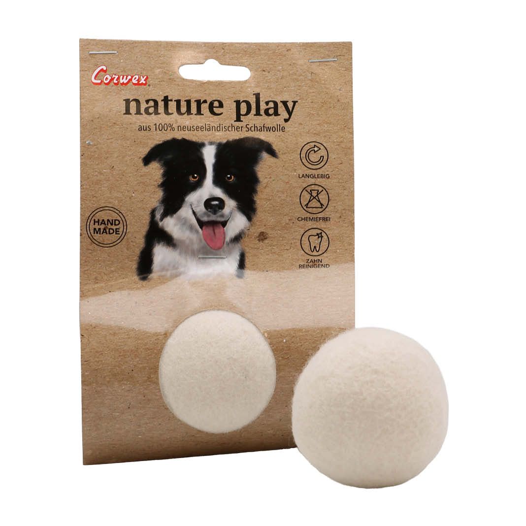 Corwex C-play Filz ball - weiß | 6 cm