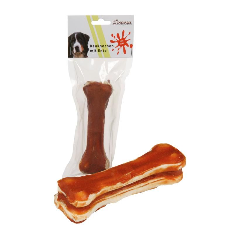 Corwex Kauknochen mit Ente | 1 x 15 cm