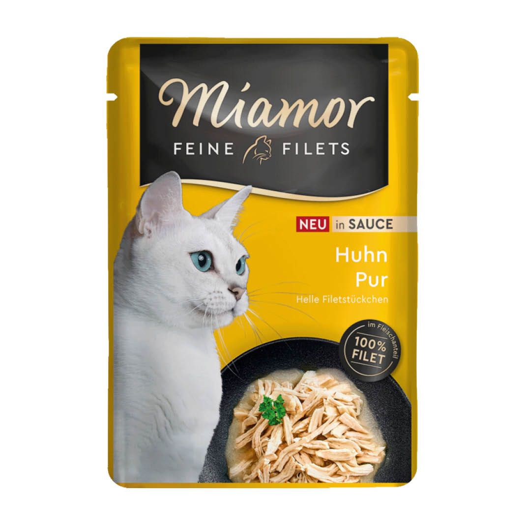 Miamor Feine Filets in Sauce - Pouch - Huhn | 24 x 100 g