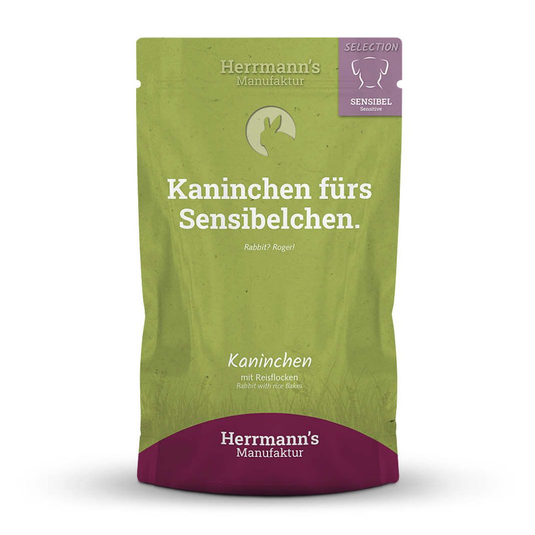Herrmanns Selection - Sensible - Bio Huhn mit Karotte und Reis | 6 x 800 g