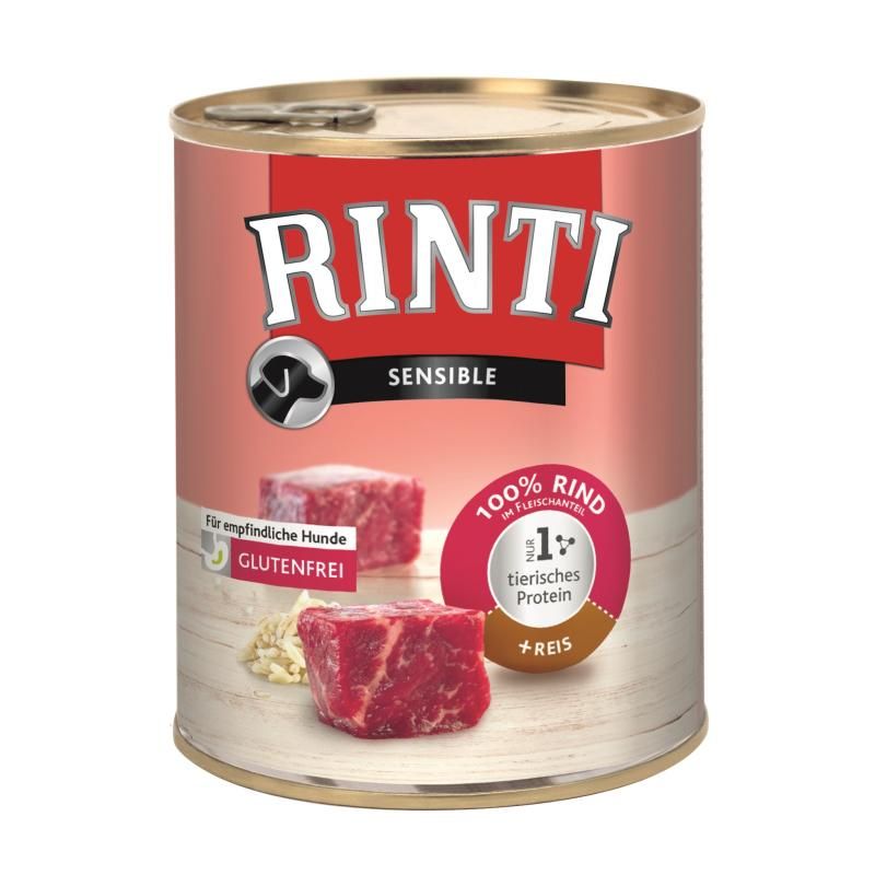 Rinti Sensible Rind & Reis | 12 x 800 g