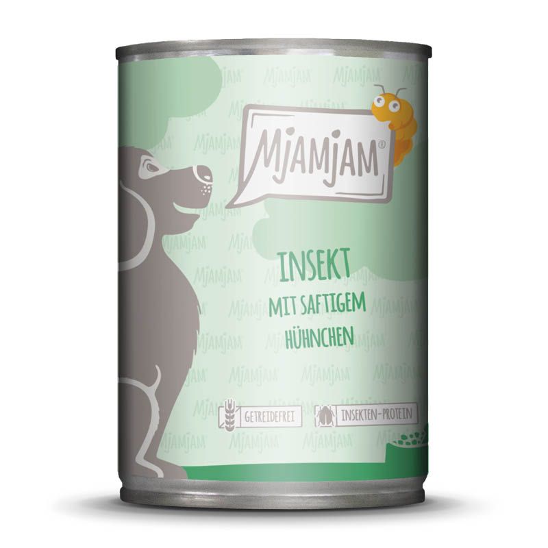 MjAMjAM Dog - Junior - Saftiges Hühnchen mit Ei | 6 x 800 g