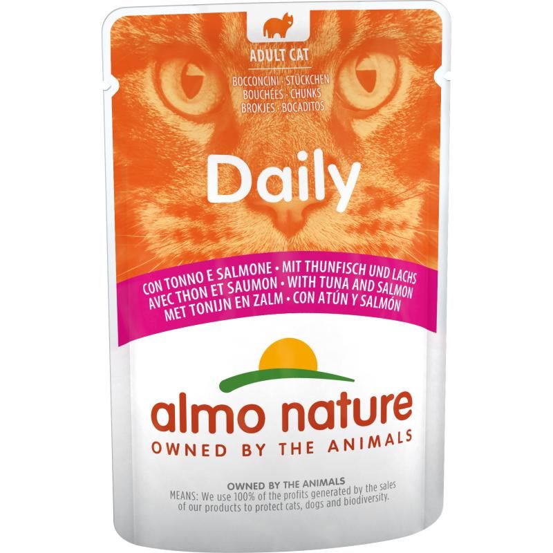 Almo Nature PFC Daily Menü Thunfisch & Lachs Pouch | 30 x 70 g